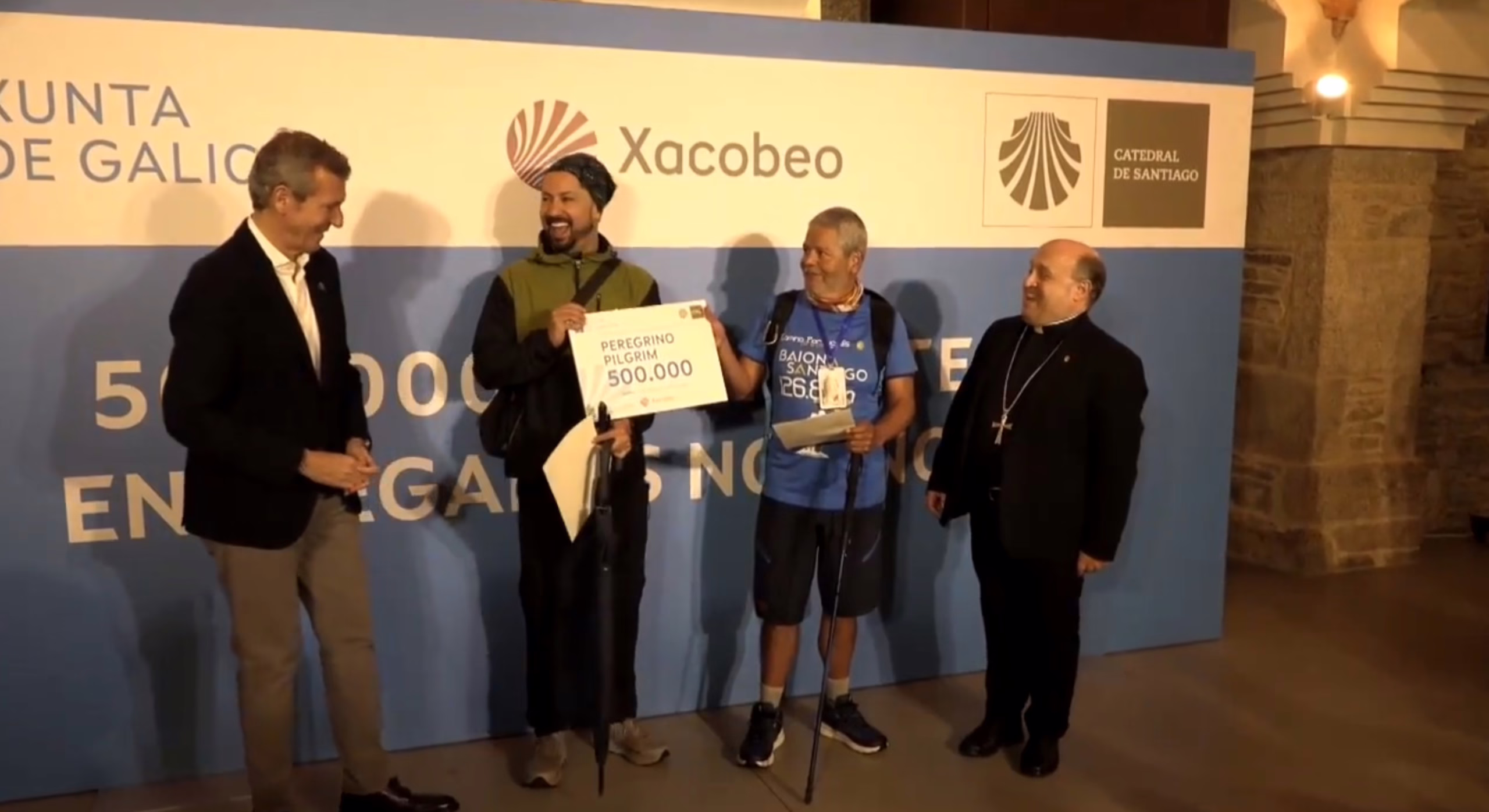 El Camino de Santiago alcanza un récord histórico con su peregrino número 500.000